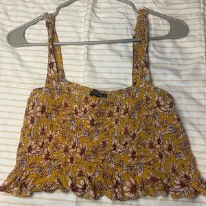 American eagle floral crop top